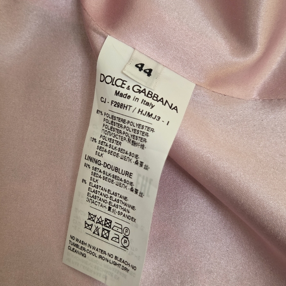 Dolce & Gabbana Floral Blazer in Red, Pink, and Yellow, Silk Blend - Picture 10 of 13